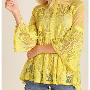Lace Babydoll top -umgee